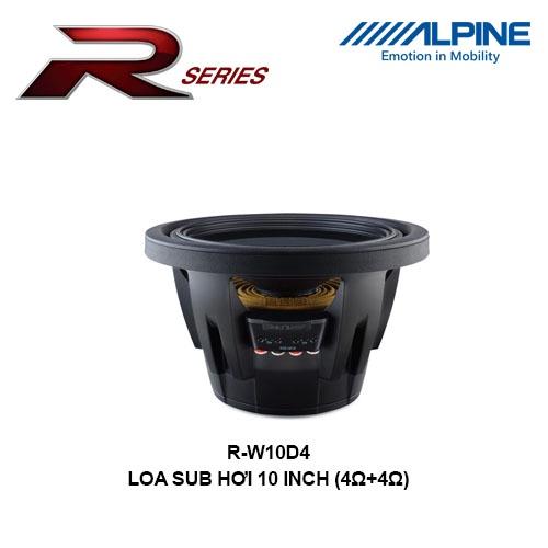 R-W10D4 Loa sub hơi ô tô 10 INCH chính hãng Alpine