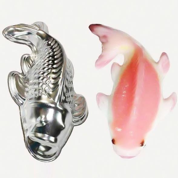 Khuôn xôi hình cá chép lớn-Khuôn đổ rau câu, cơm, xôi cá chép cao cấp