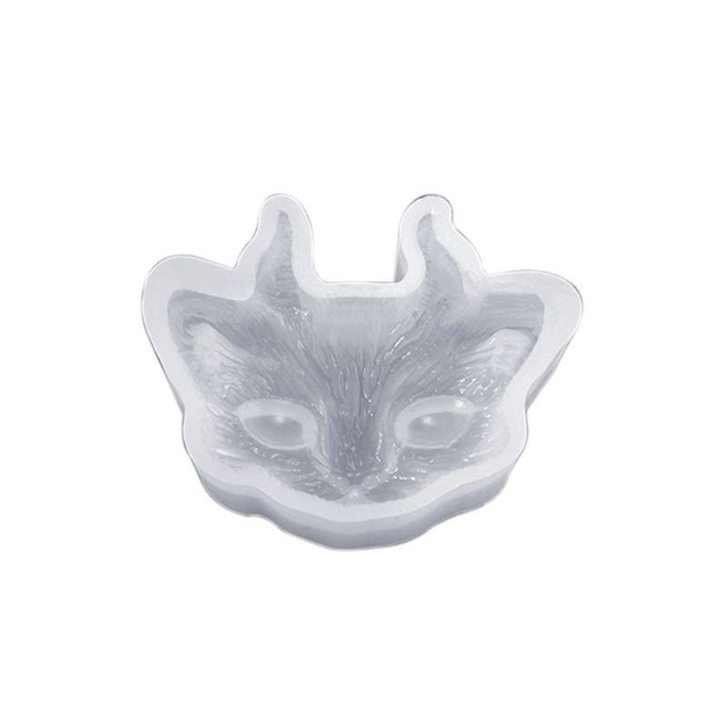 Khuôn Silicon Hình Đầu Mèo Làm Đồ Trang Sức Handmade