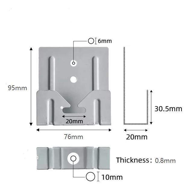 Bản móc treo gương