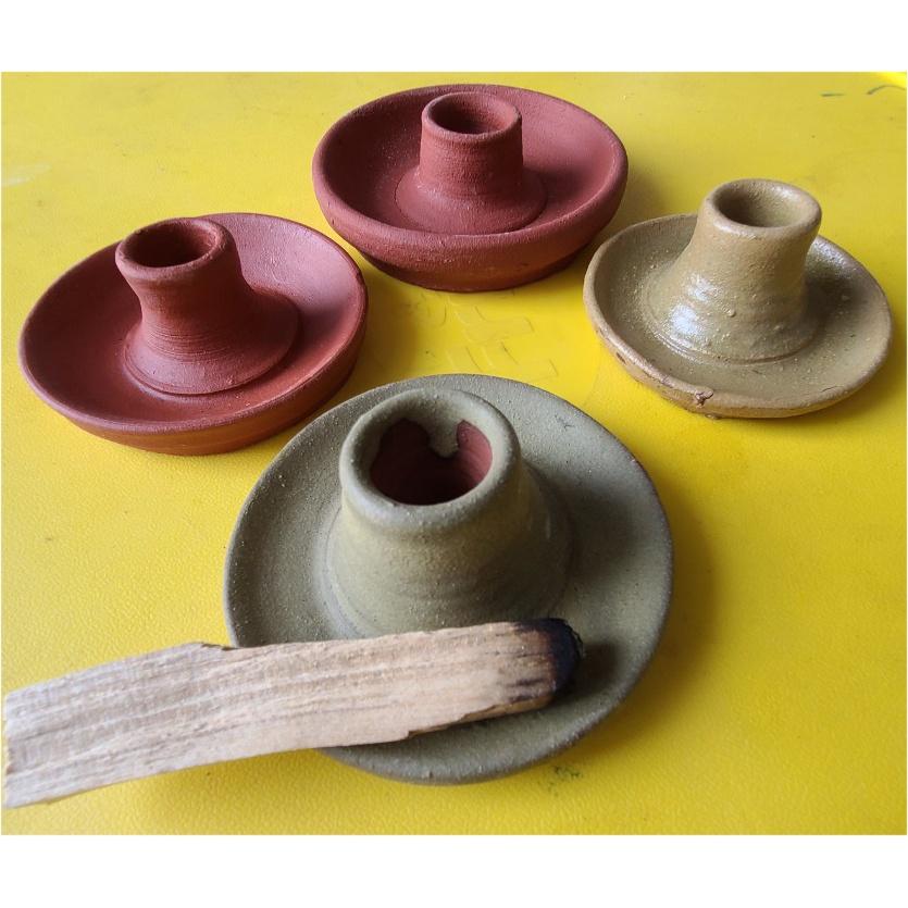 Đĩa đỡ palo santo thủ công núi lửa