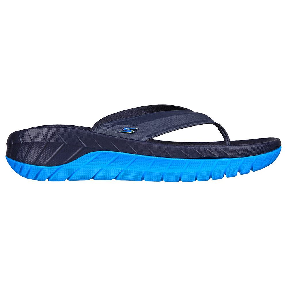 Skechers Nam Dép Xỏ Ngón Đi Bộ Thường Ngày, Đi Học, Đi Làm On-The-GO GO Recover Walking Dual-Density, Goga Mat Technology, Ultra Go - 229018-NVBL