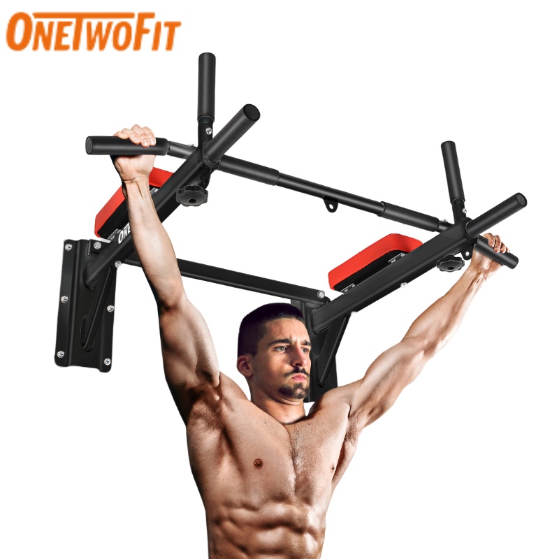 OneTwoFit Xà Đơn Pull-up xà ngang trong nhà Xà Đơn Đa Năng Treo Tường OT066RN