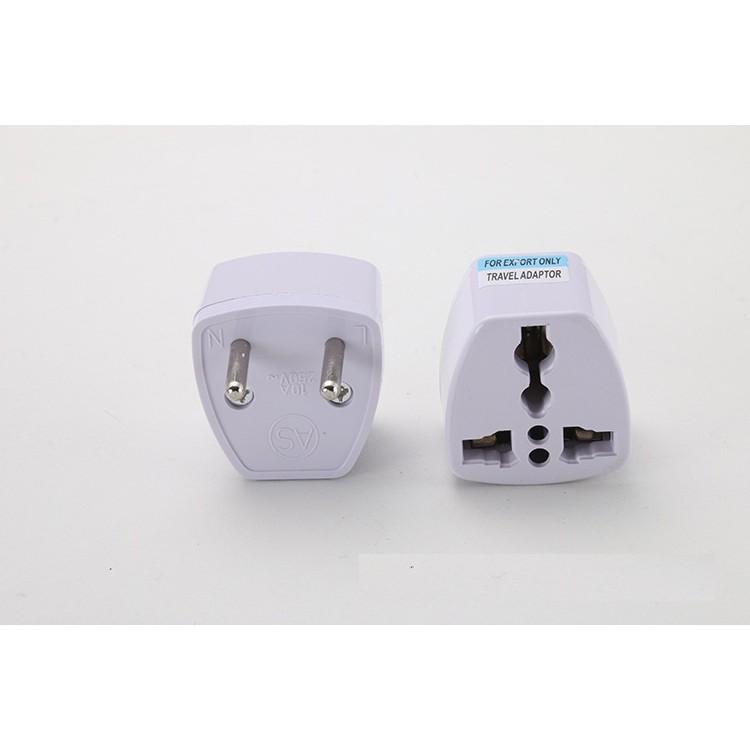 Đầu Chuyển Đổi Ổ Cắm 2 Chấu Thành 3 Chấu Tiện Lợi