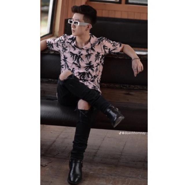 Quần Jeans Nam Streetwear Màu Đen Chất Liệu Cao Cấp Lỗ Rách Lớn Không Phai Màu - TLB Vietnam
