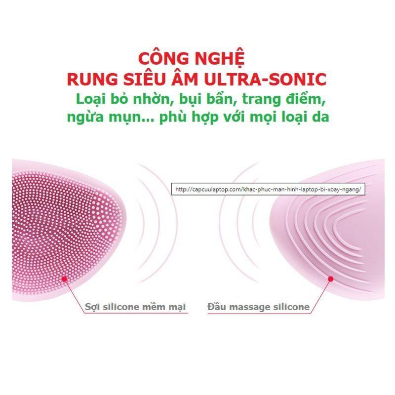 Máy rửa mặt AIKEDILI SONIC FACIAL BRUSH - sạc usb - chống nước