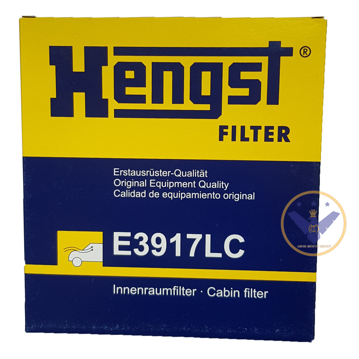 Lọc gió điều hoà cacbon Hengst E3917LC hoặc Mahle LAK-436 cho xe Mitsubishi Triton, Outlander, Lancer