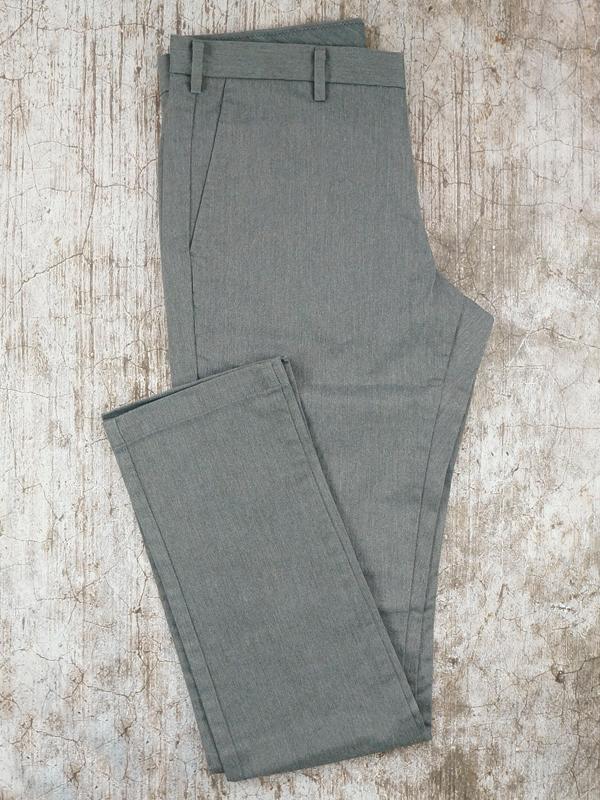 Quần Kaki Nam MEN Slim Fit Chino Flat Front Pants GREY - SIZE 29-30-31-32-34