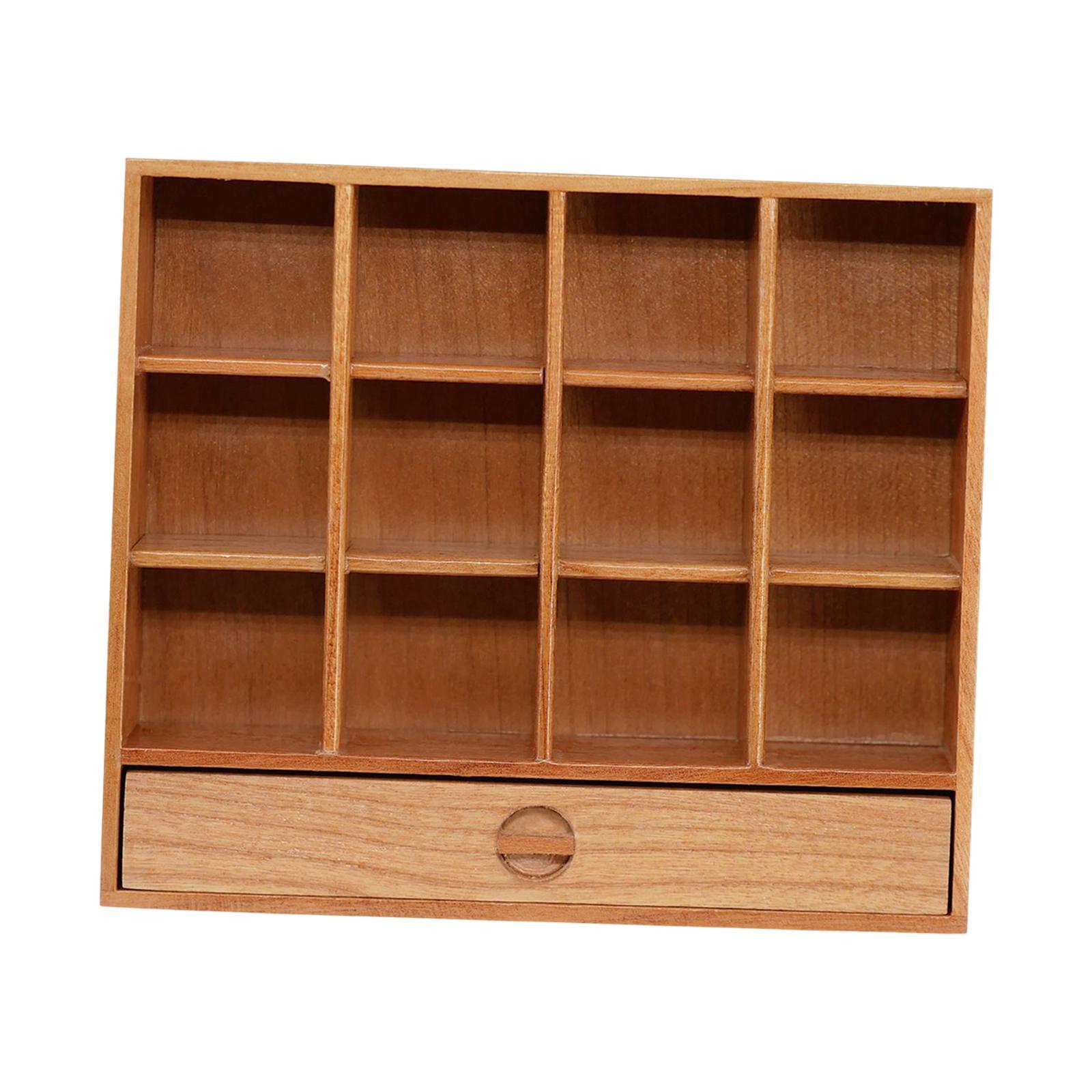 Dollhouse Miniature Storage Rack DIY Scene Model Miniature Dollhouse Decoration Accessories for Kitchen Decoration