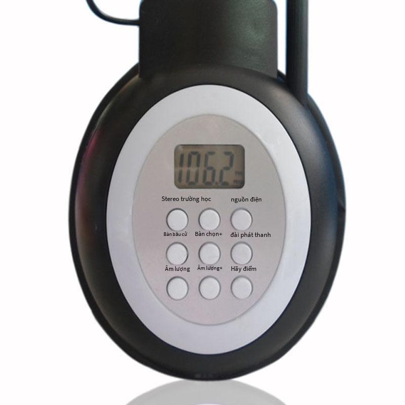 Tai nghe kiểm tra nghe tiếng Anh CET-4 và CET-6 của trường trung học đại học theo phong cách mới nhất Tai nghe FM FM không dây gắn trên đầu