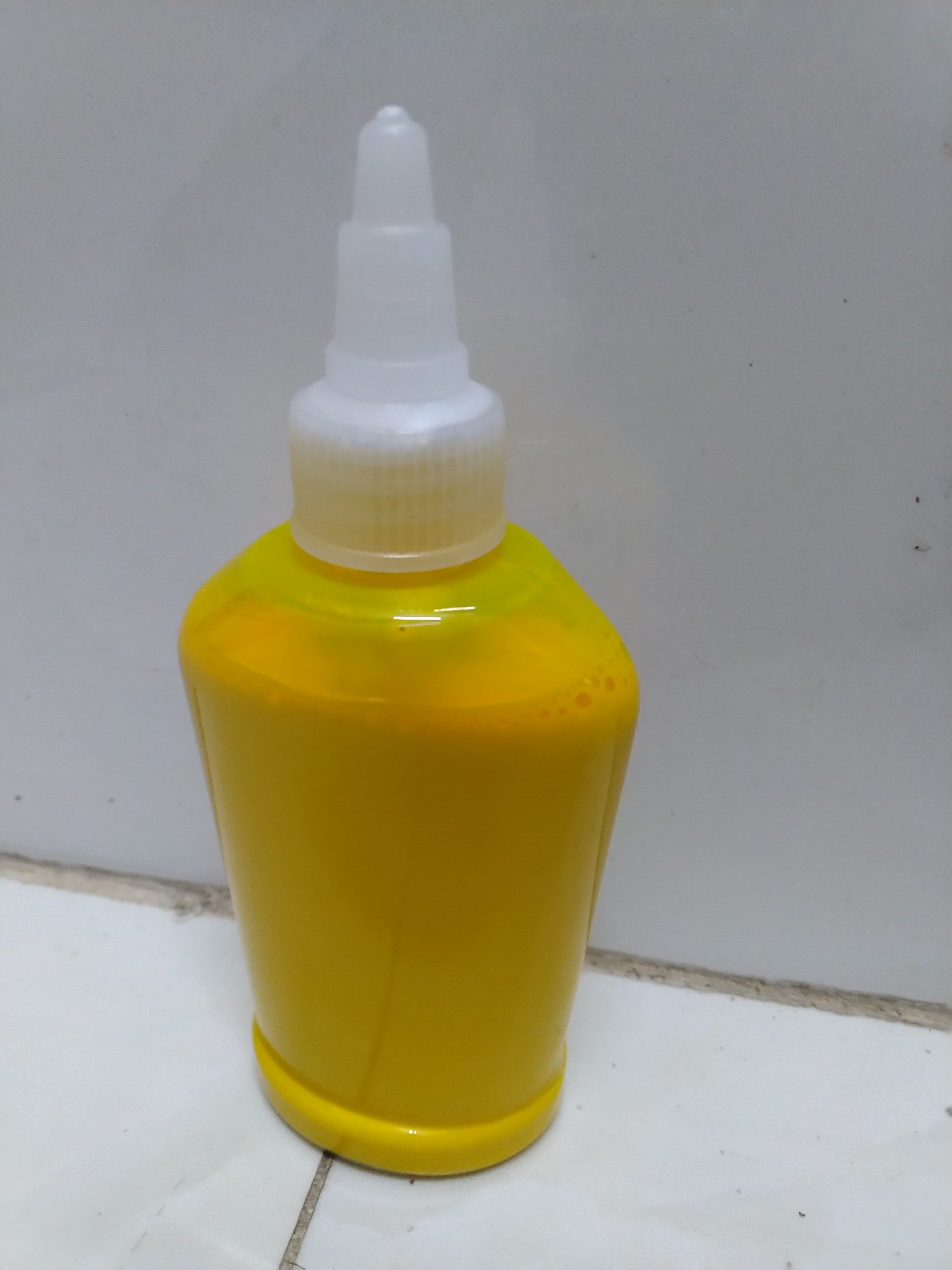 Chai mực màu vàng (Pigment UV)- ( mực in dầu) yellow