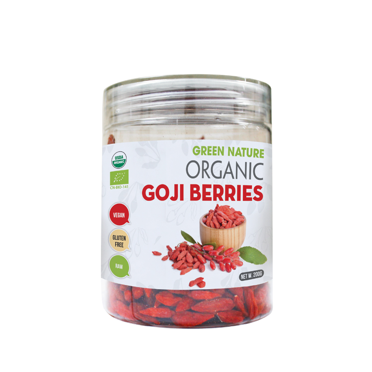 Kỉ Tử Hữu Cơ 200G Green Nature Organic Goji Beries