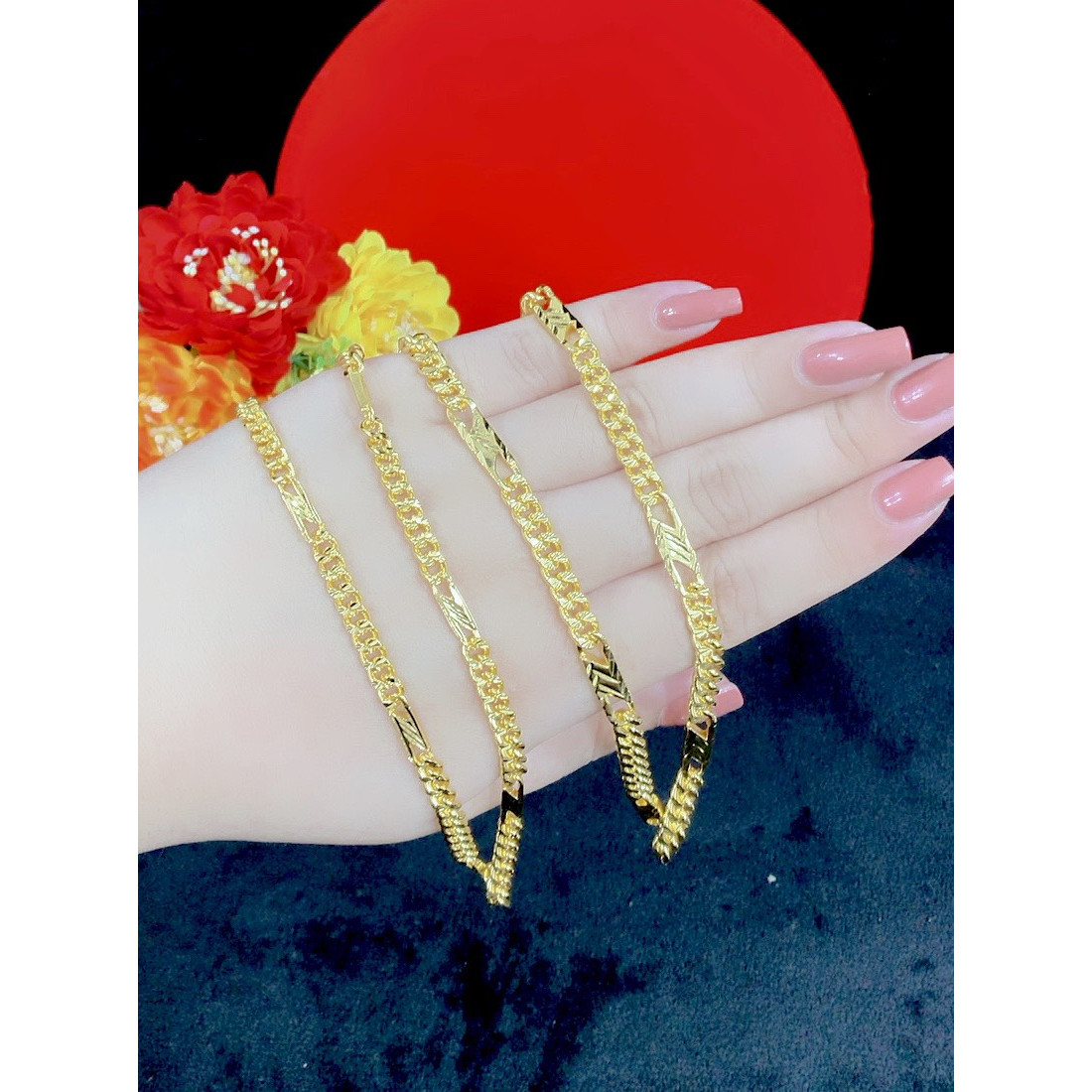 Dây chuyền nam N mạ 24k cao cấp P1333