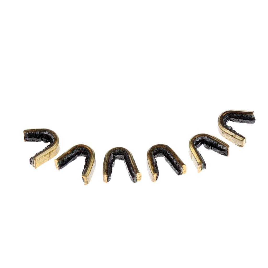 6pcs Archery Hunting Bow String Nock Nocking Point Set & 2m Bow Stringer Outdoor Small Tools