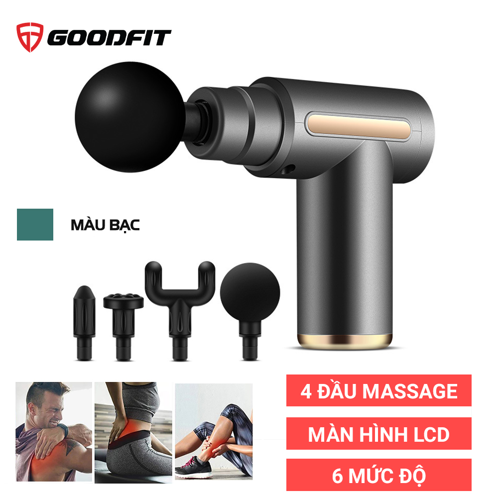 Máy mát xa cầm tay mini Massage Gun GoodFit GF212MG