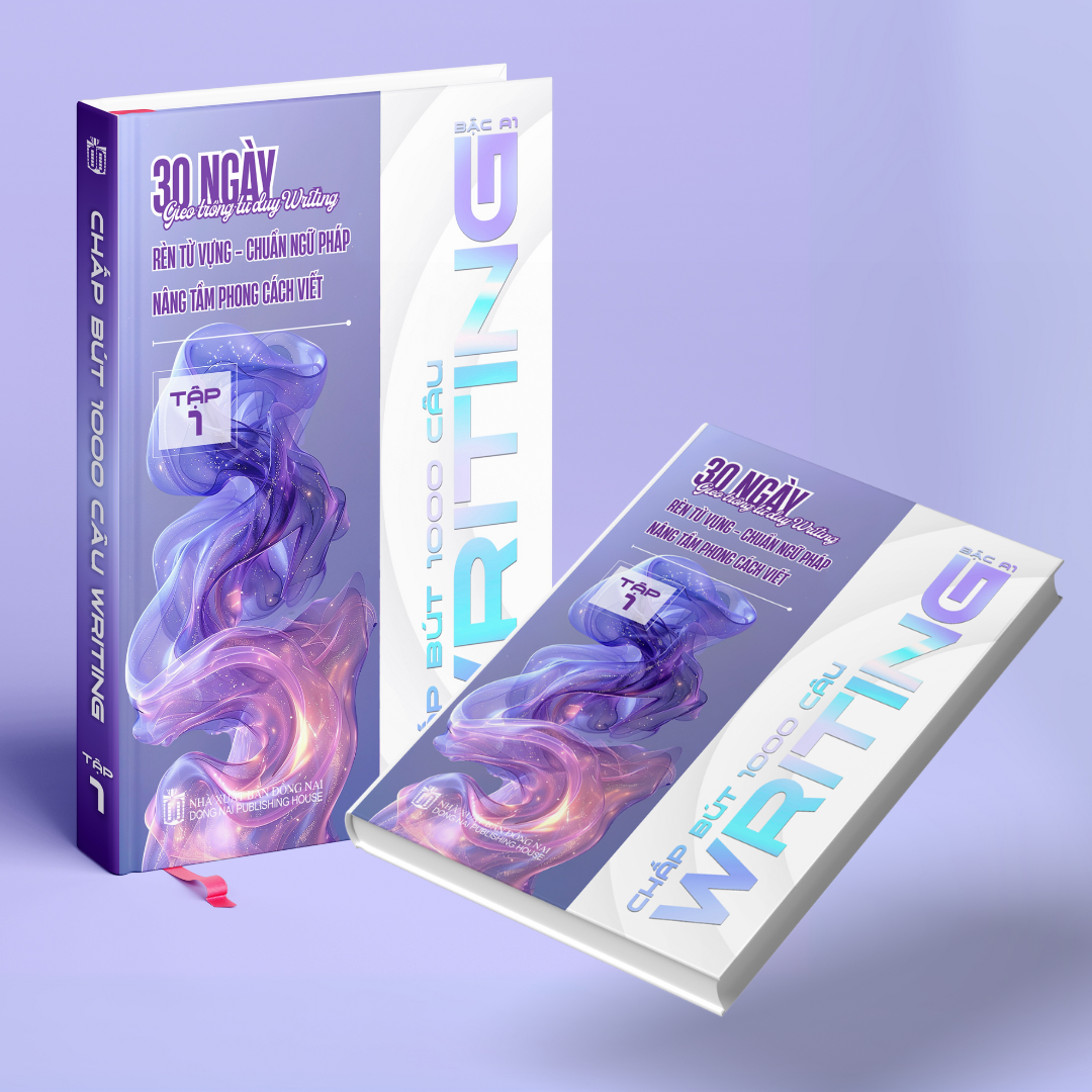 Bộ 2 Sách Chấp Bút 1000 Câu Writing – 60 Ngày Gieo Trồng Tư Duy Writing- Cải Thiện Kỹ Năng Viết [Kèm Audio