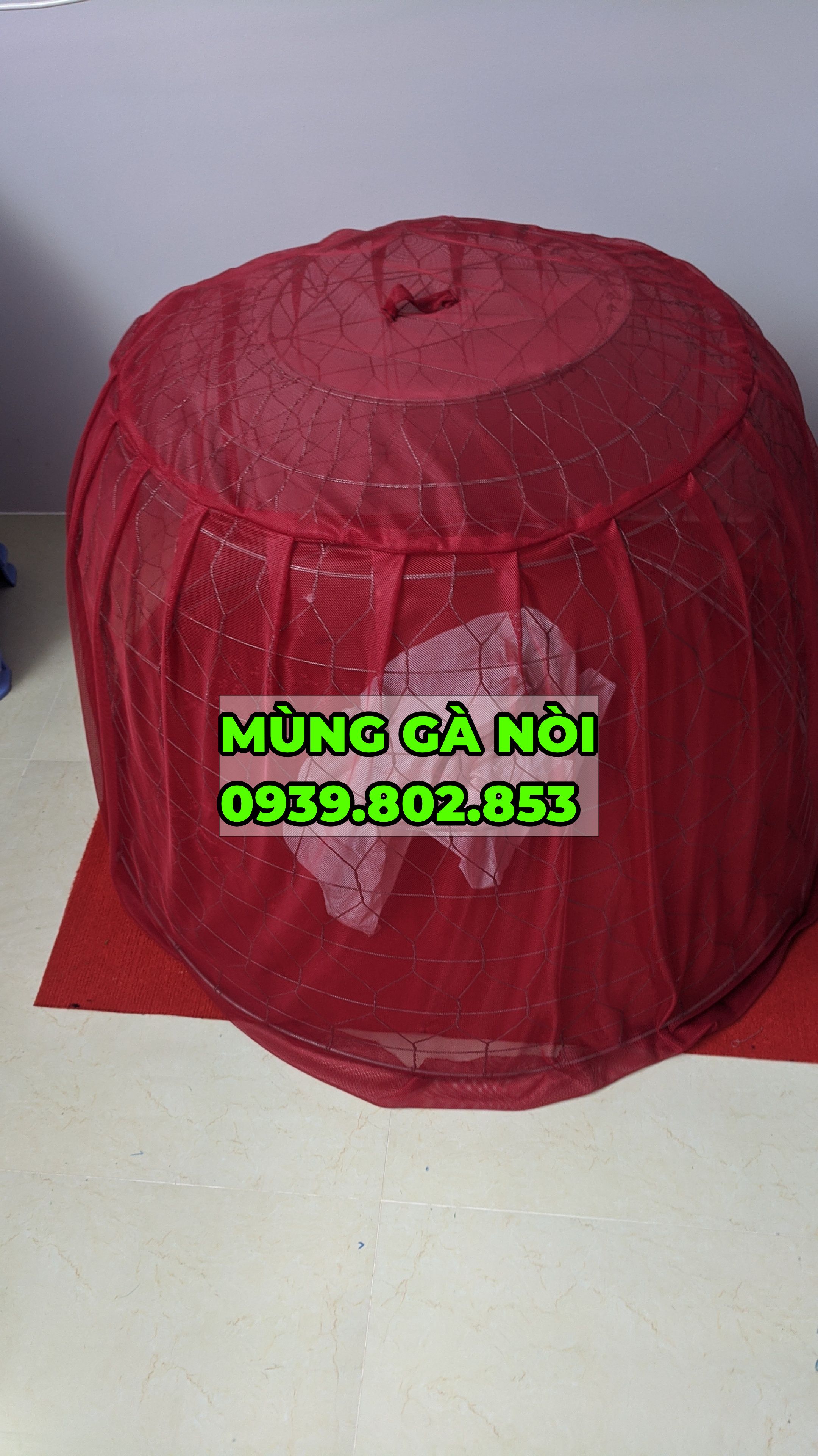 Mùng gà loại lưới tránh muỗi nắng cho gà