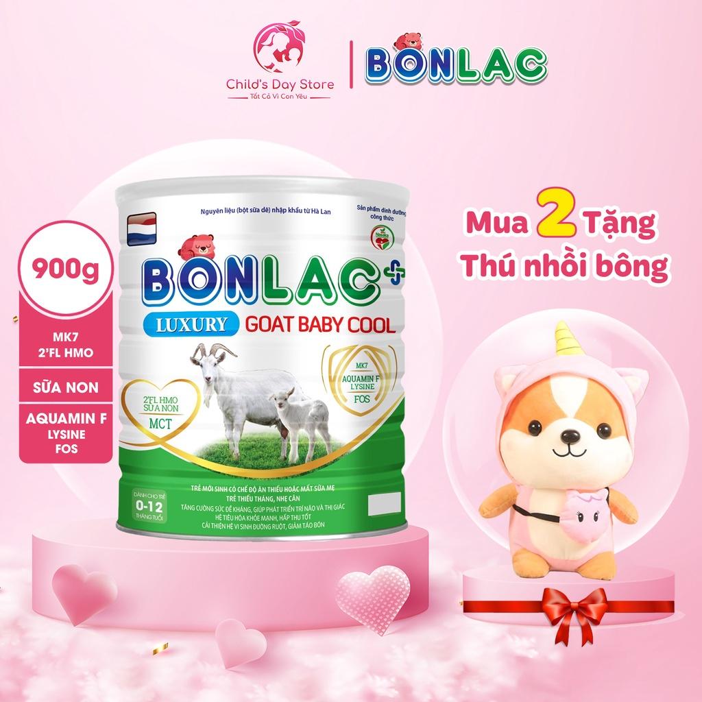 Sữa Bonlac Goat Baby Cool Luxury 400g - 900g  Tăng sức đề kháng, tiêu hóa tốt, dễ hấp thu, ăn ngon miệng