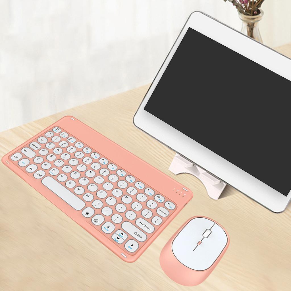 Wireless Keyboard and Mouse Quiet for Laptops Tablets