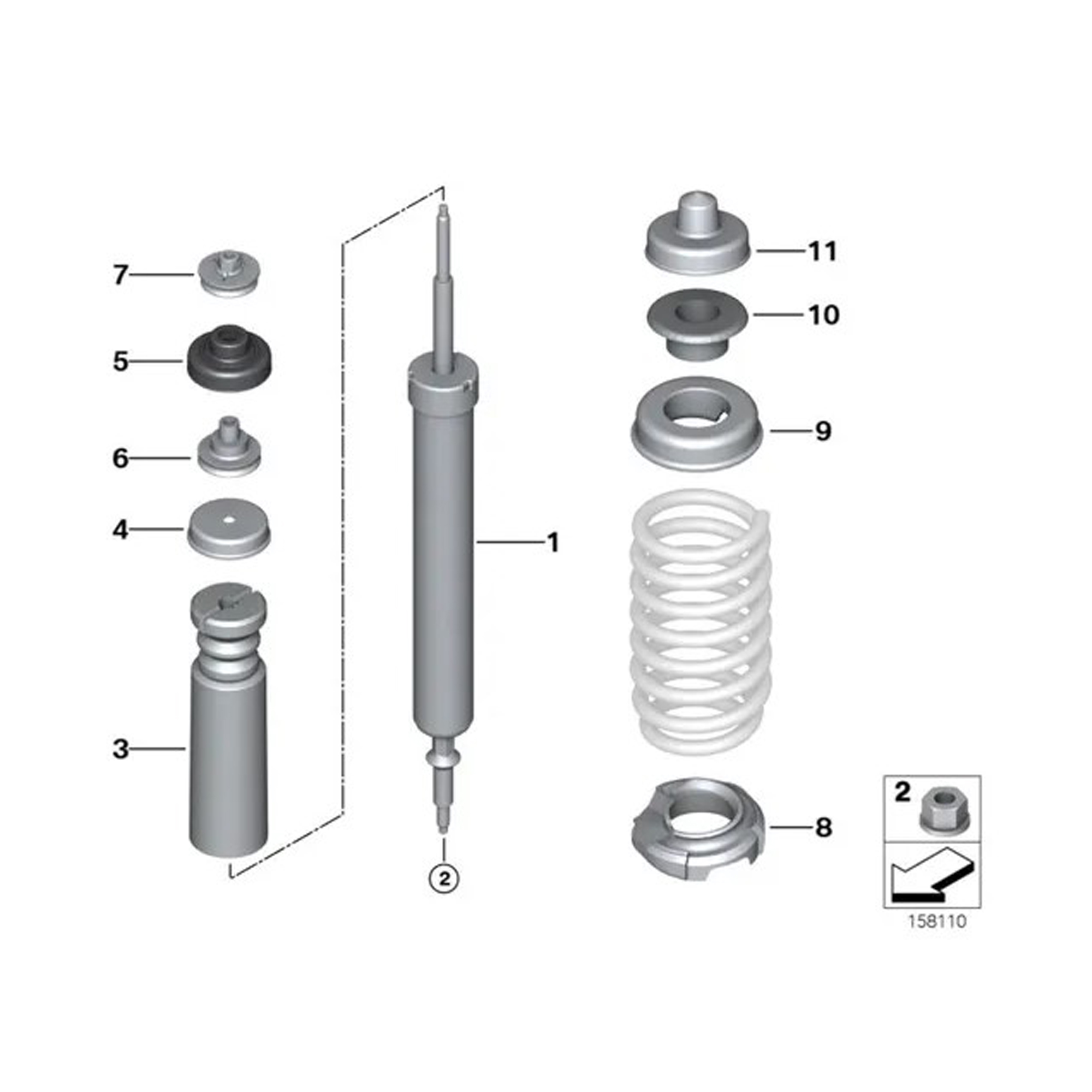 Giảm xóc sau BMW 3 . Hàng cao cấp Special Active hãng KONI xuất xứ từ Hà Lan, 82451094, 33526771725, 33526772926, 33526773253, 33526779985, 33526781200, 33526796469
