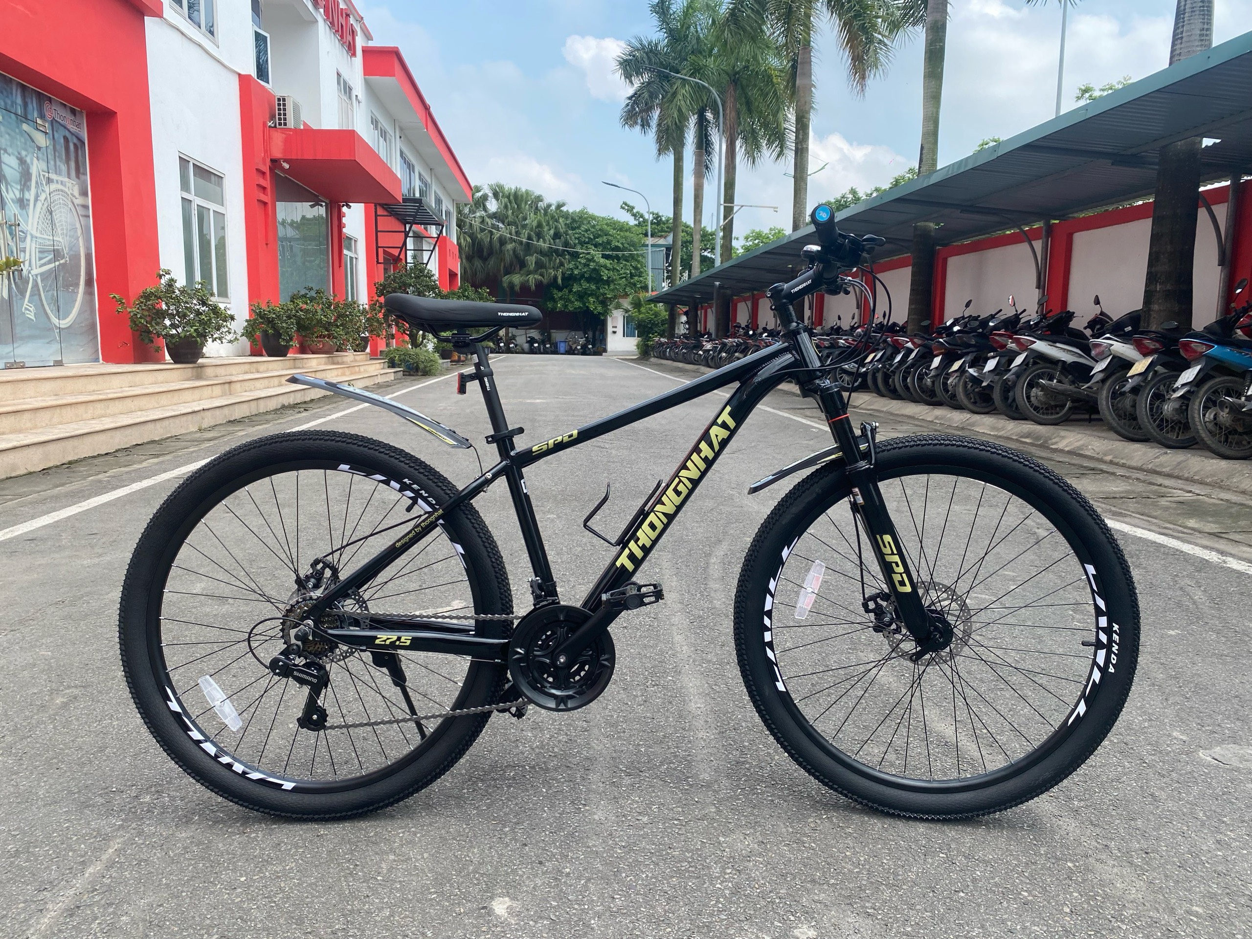 Xe đạp thể thao Thống Nhất SPD khung nhôm đi dây âm sườn, phù hợp với người cao từ 1m57 trở lên