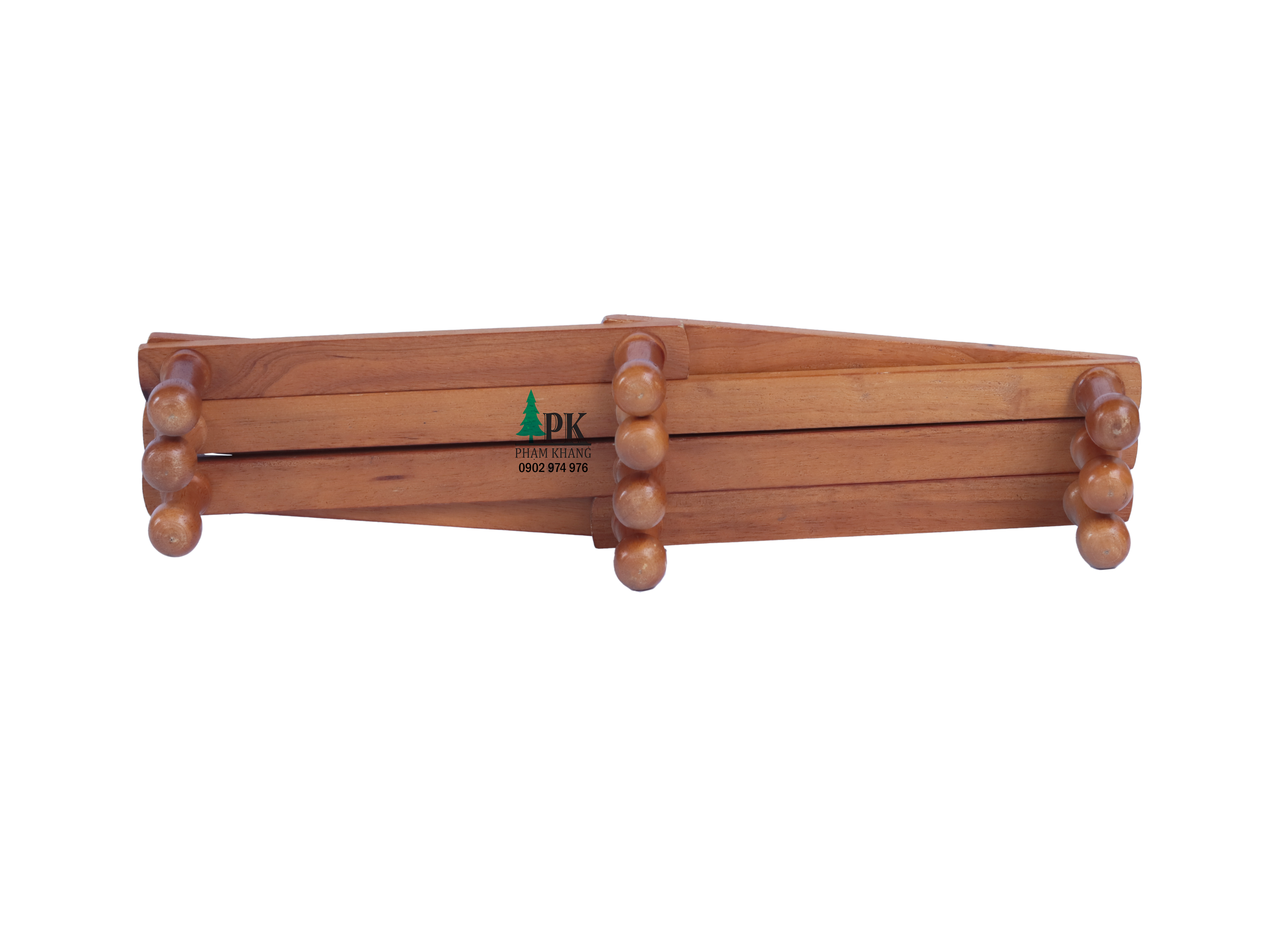 Móc treo đồ bằng gỗ gắn tường Phạm Khang - Gỗ cao su màu Tự Nhiên/ Vàng Cherry - Nhiều kích thước size Nhỏ/ size Trung/ size Lớn
