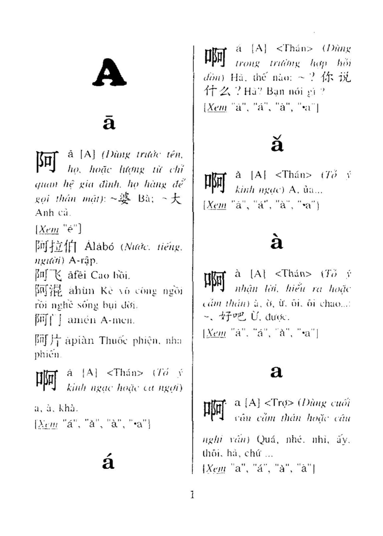 Từ Điển Hán Việt Hiện Đại - Khổ Nhỏ