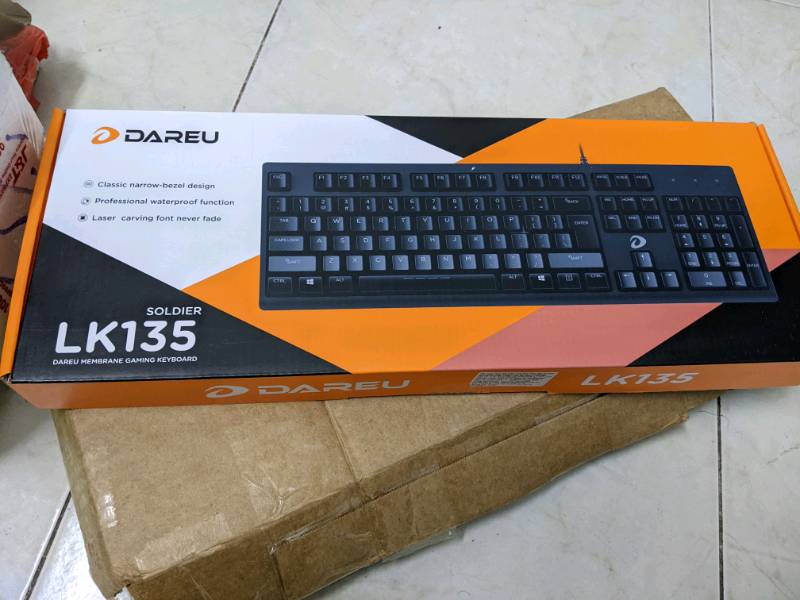 Bàn Phím Gaming Dareu LK135 Gaming (Đen) - Hàng Chính Hãng