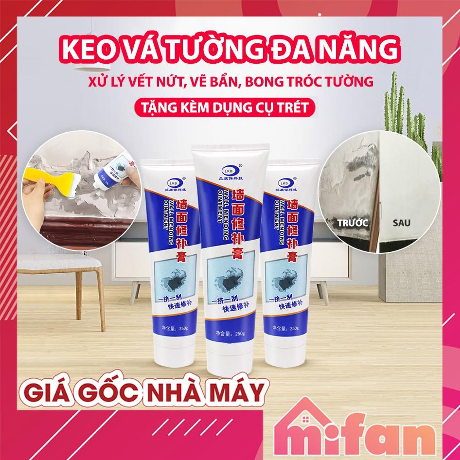 Keo Vá Tường Chống Thấm LKB 250gr - Trám Trét Vết Nứt Khe Hở Tường - Chống Mốc Ẩm Làm Sạch Tường - 206808