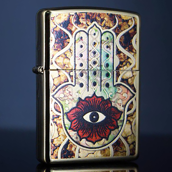 Bật Lửa Zippo 254b Fuzion Hamsa Hand
