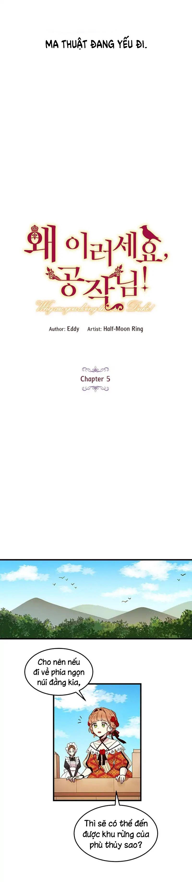 tại sao ngài làm điều này, công tước chapter 5 8