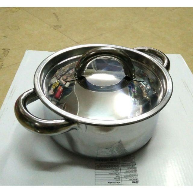 XOONG INOX 16 CM HÀNG DẦY DÙNG ĐƯỢC MỌI LOẠI BẾP