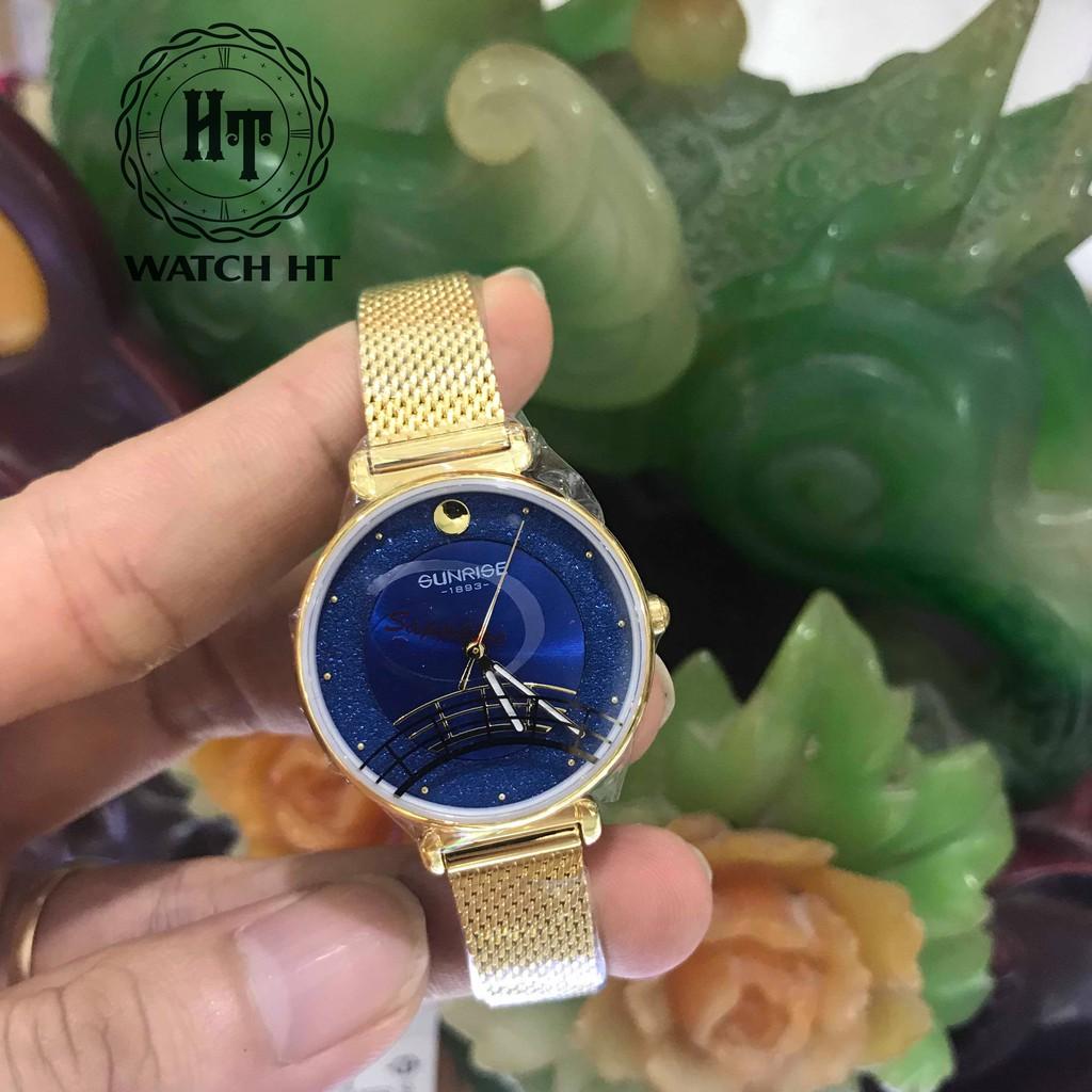 Đồng hồ nữ SUNRISE 9805SA Full hộp chính hãng, Kính Sapphire chống xước, chống nước