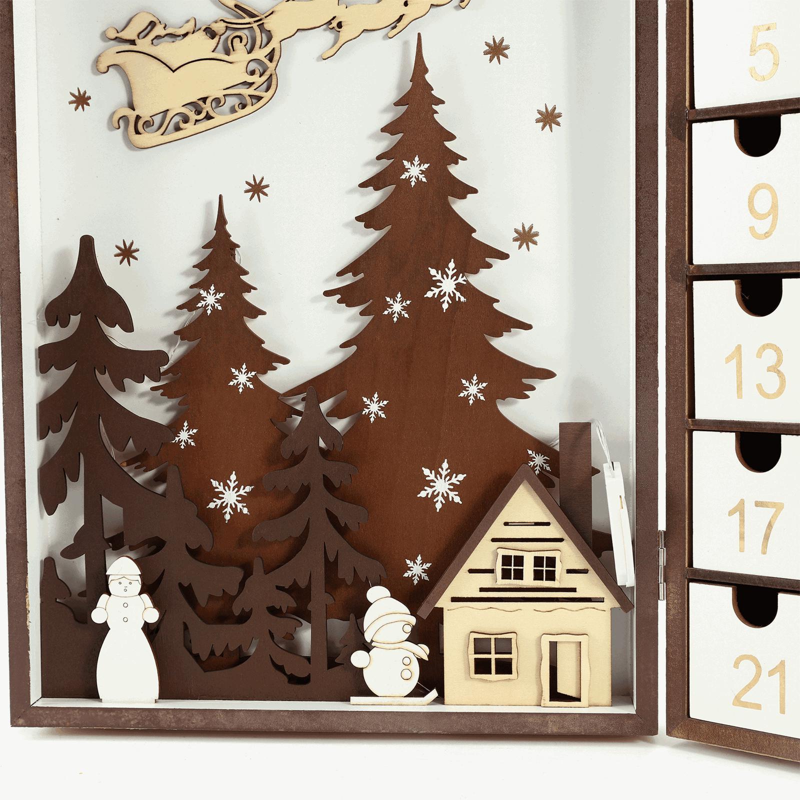 Advent Calendar 24 Day calendar Decoration for Bedroom