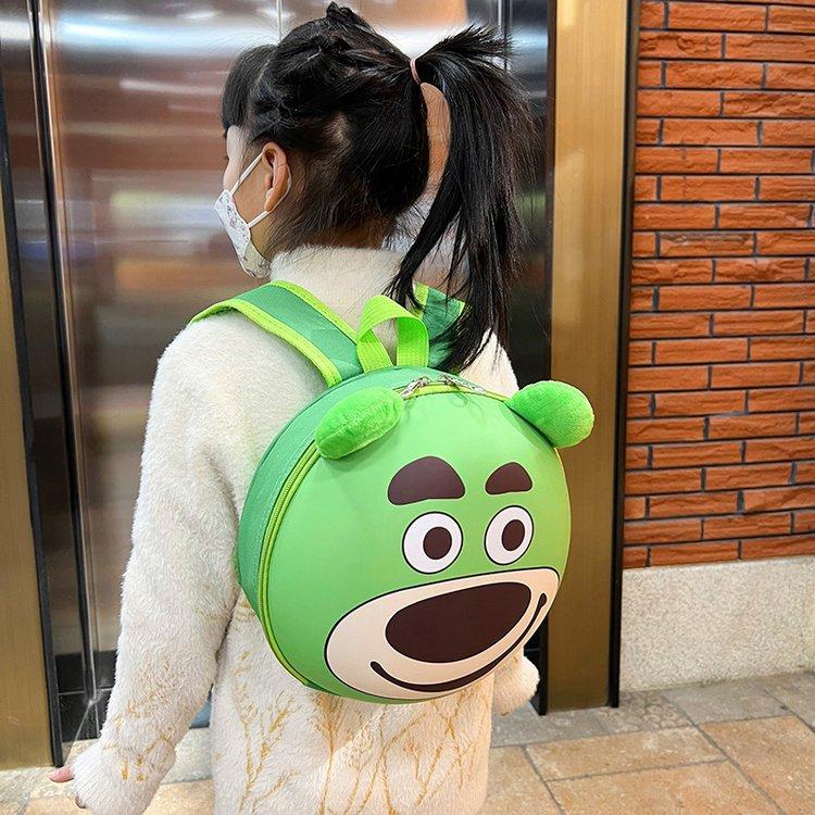 Ba Lô Cho Bé Trai Bé Gái Mẫu Giáo, Mầm Non 2-5 Tuổi  Mẫu Gấu Tròn BLT33
