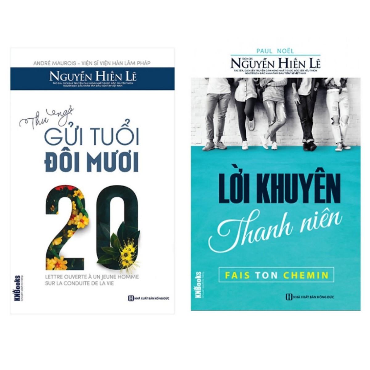 Combo sách Kỹ Năng Sống: Lời Khuyên Thanh Niên + Thư Ngỏ Tuổi Đôi Mươi -