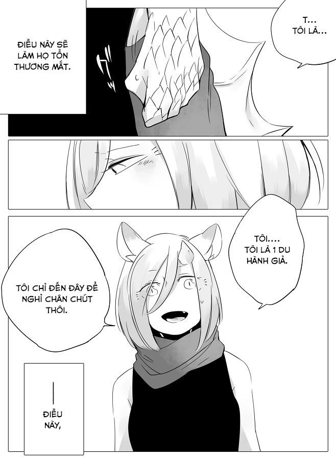 yêu quái cô đơn và cô bé bị mù chapter 1 8