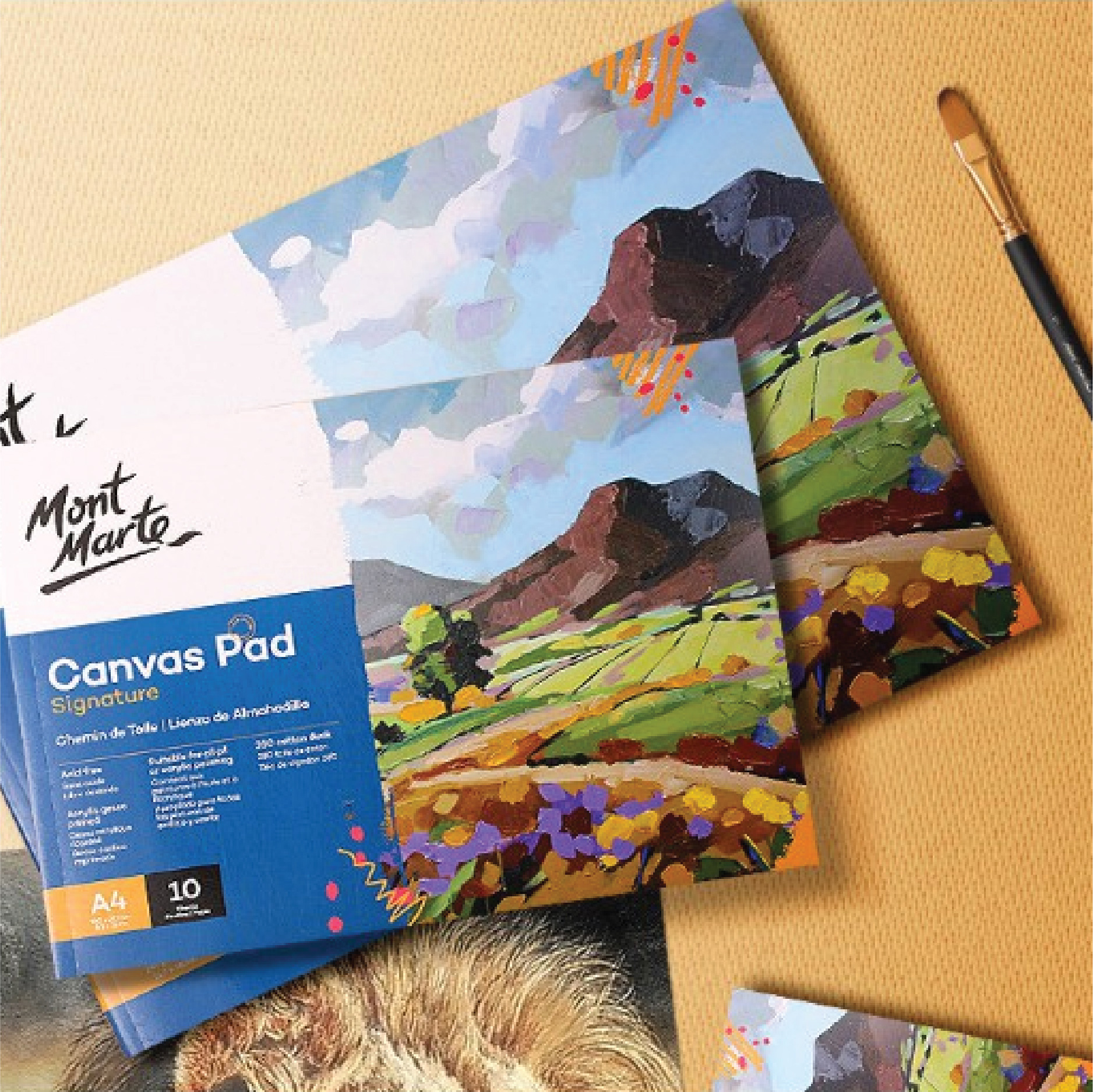 Canvas Mont Marte dạng sổ