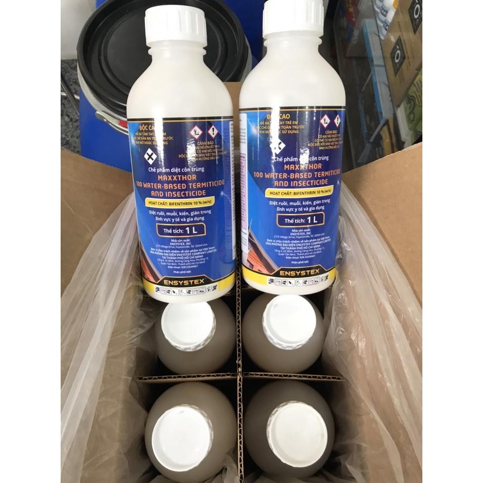 Chế phẩm diệt côn trùng, diệt khuẩn dùng trong lĩnh vực gia dục và y tế MAXXTHOR , chai 1 lít.