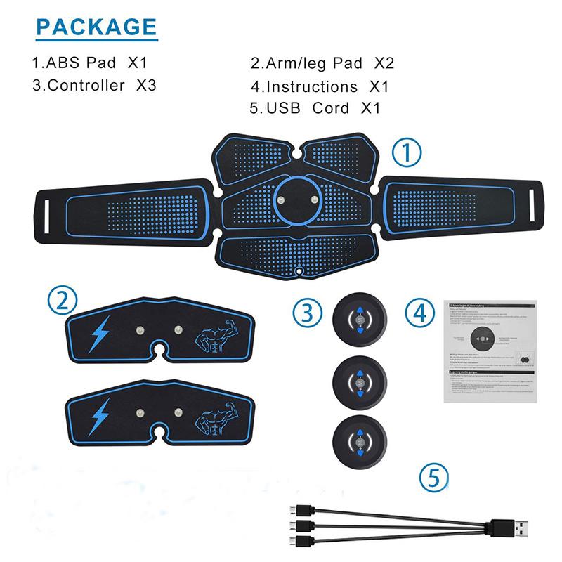 Cơ Máy Kích Thích Cơ Thể Máy Mát Xa Giảm Béo Bụng EMS Máy Tập Rung Máy Dây Electrostimulation Thiết Bị Tập Thể Dục Tại Nhà