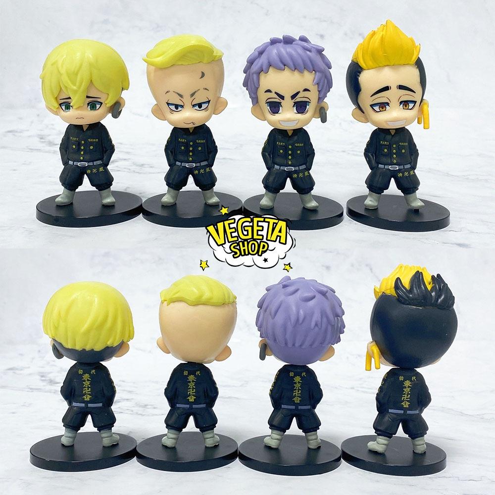 Mô hình Tokyo Revengers - Takemichi Chifuyu Mikey Draken Pachin Baji Mitsuya Kazutora Hanma - Cực to nét đẹp - Cao 10cm