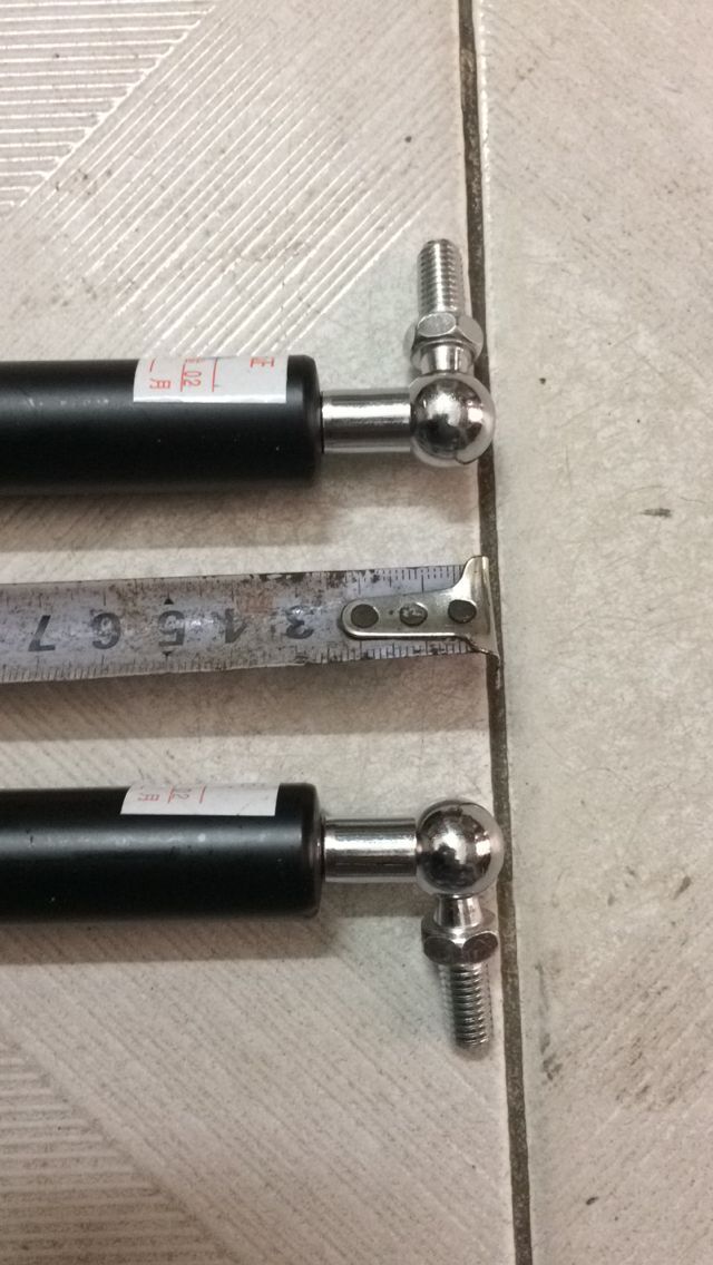 Ty chống nắp capo các loại xe 350 mm
