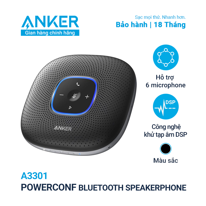 Loa Bluetooth hội nghị Anker POWERCONF # A3301 Hàng chính hãng