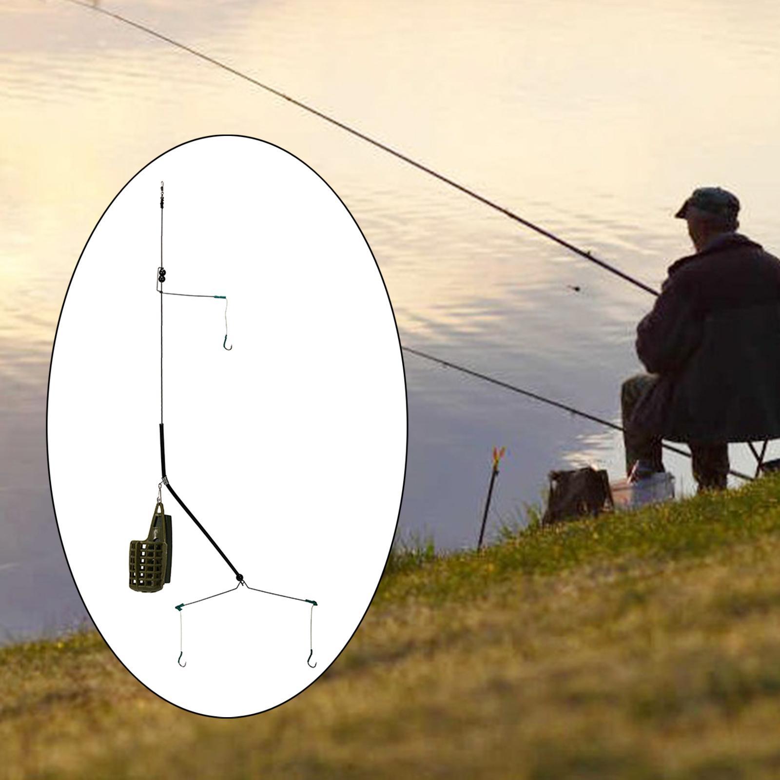 Carp Fishing Feeder Inline Method ABS Bait Thrower Durable Sea Fishing Holder Coast Fishing Terminal Tackles Accessories Equipment