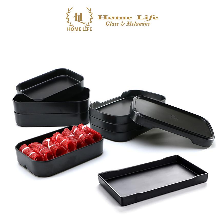 Khay Đựng Đồ Ăn Nhanh_Bình Cốc_Thực phẩm tươi sống | Khay Khách Sạn | KHAY BÊ ĐỒ CHỐNG TRƠN | KHAY ĐEN CHỐNG VỠ