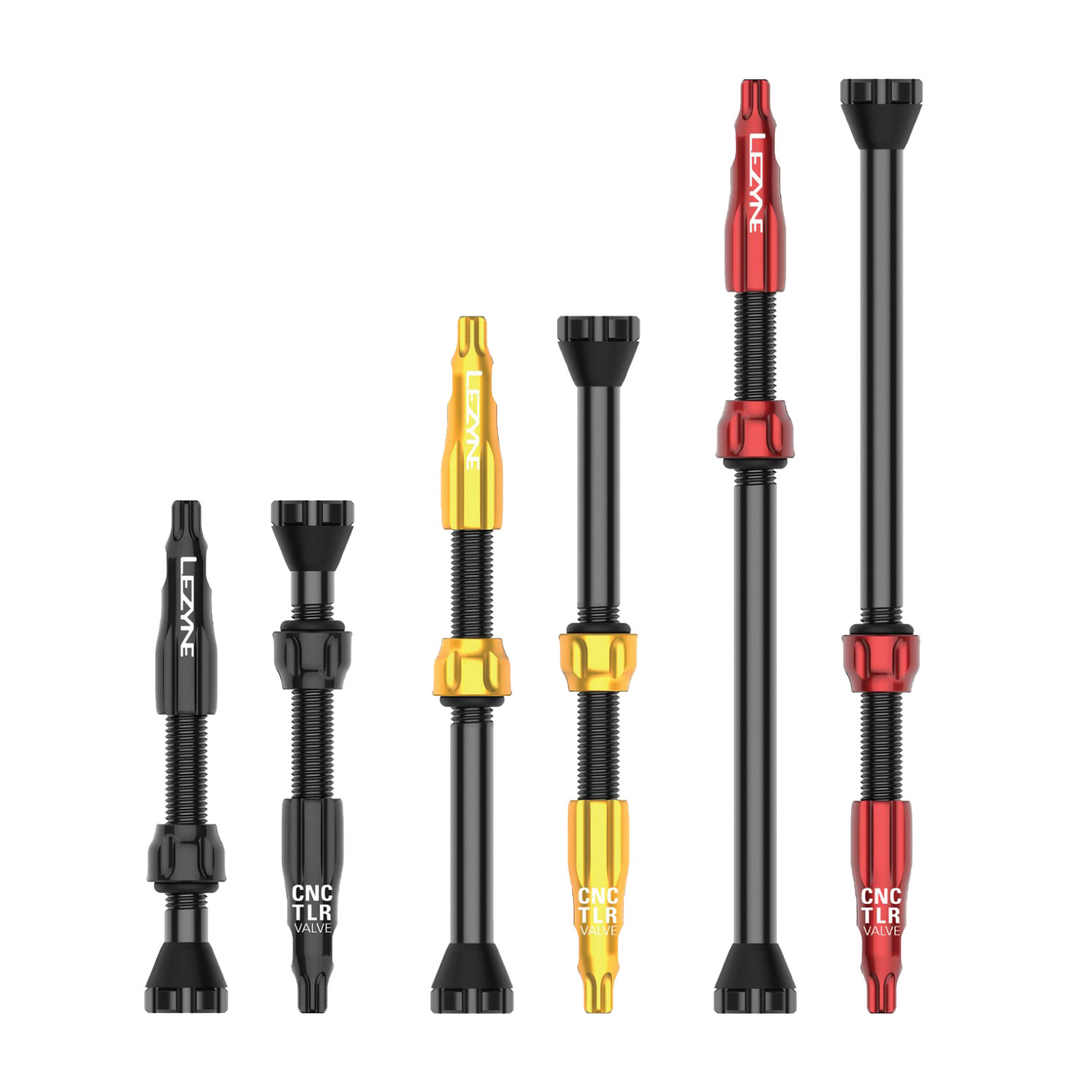 Bộ Van Vỏ Không Ruột Xe Đạp Lezyne CNC Tubeless Valve Kit Tích Hợp Đầu Tháo Lõi Van