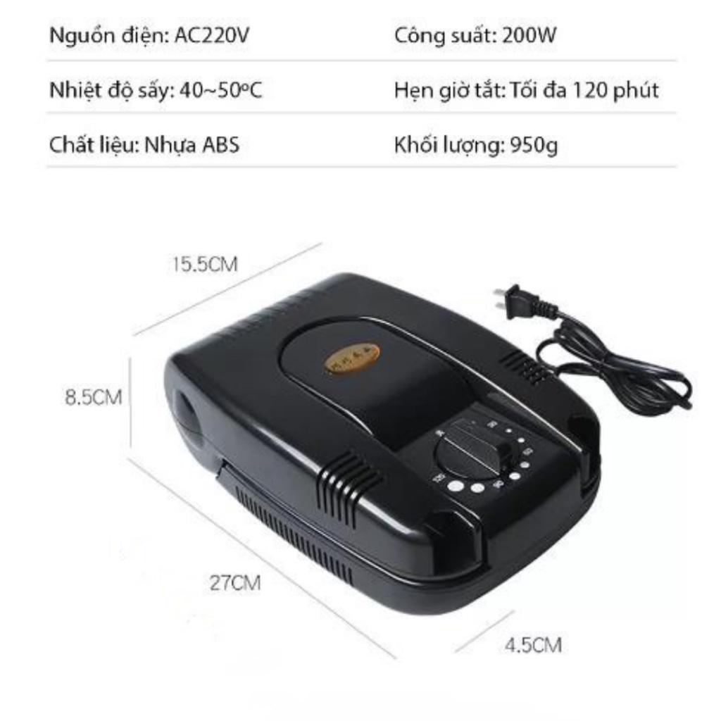 Máy sấy giày, làm khô khử mùi hôi tất vớ, diệt vi khuẩn cho giày của bản, nhiệt tỏa đều làm khô nhanh, bảo hành 12 tháng