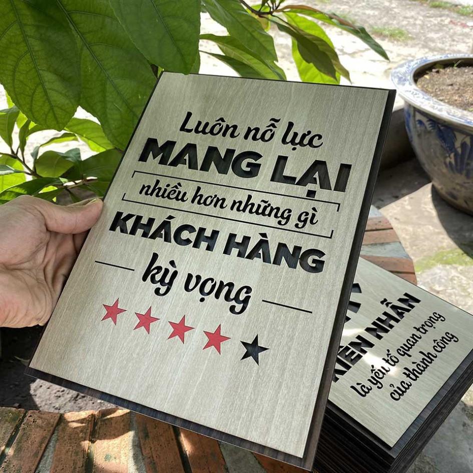 Tranh động lực CARINA T056- Luôn nỗ lực mang lại nhiều hơn những gì khách hàng kỳ vọng