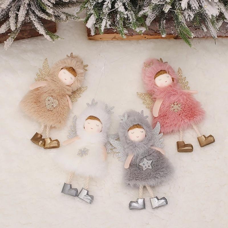 Phụ Kiện Trang Trí Cây Thông Giáng Sinh Hình Sừng Hươu Hoạt Hình Chất Lượng Cao DIY