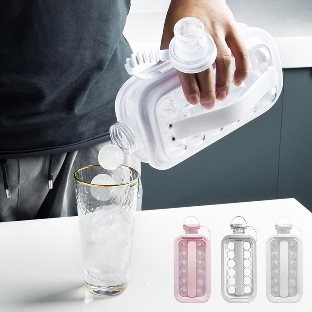 [Hàng Mới Về] Hộp Đựng Nước, Khay Làm Đá Viên Tạo Hình 3D Sáng Tạo 2 Trong 1 Tiện Dụng - Giao Màu Ngẫu Nhiên